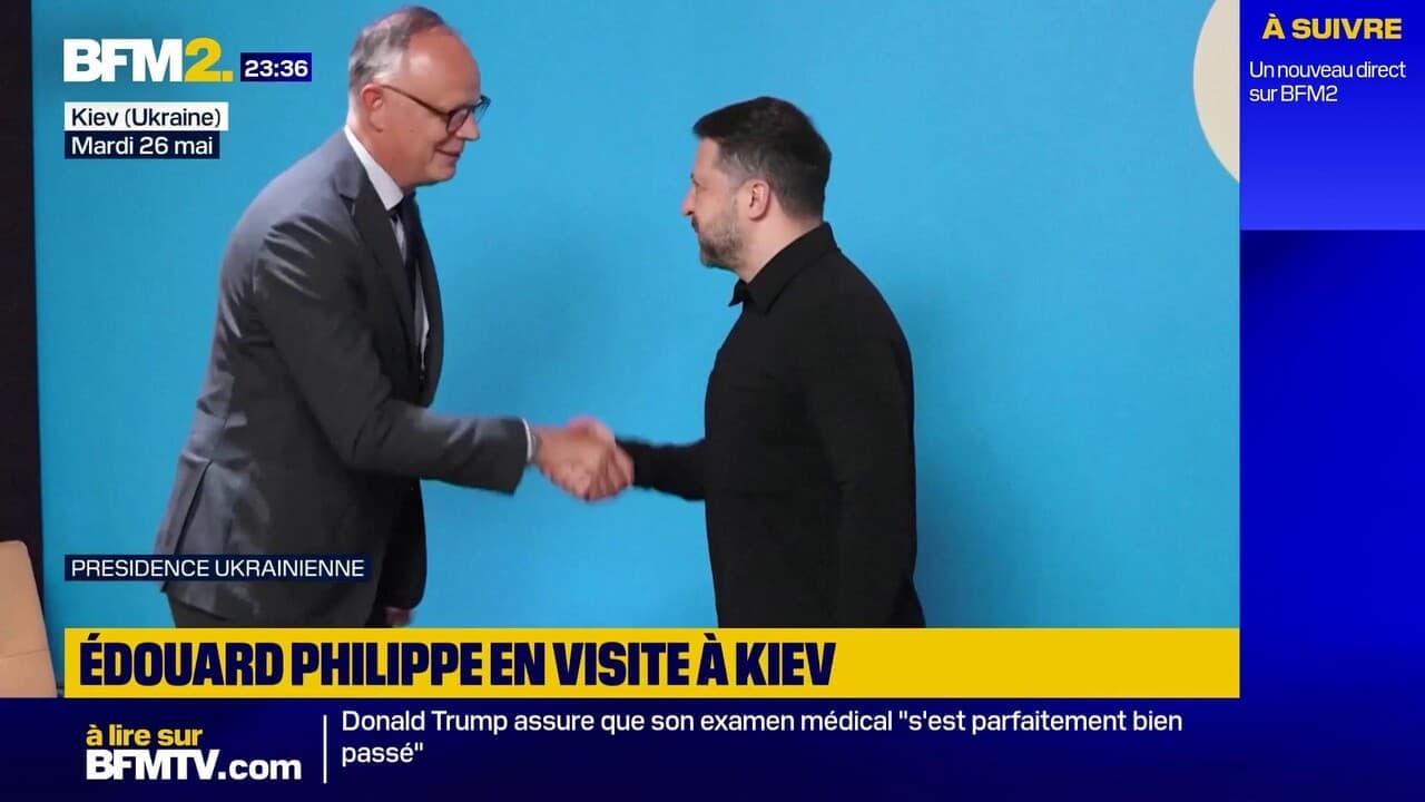 Édouard Philippe à Kiev promet le soutien de l'Ukraine à l'OTAN et à l'UE