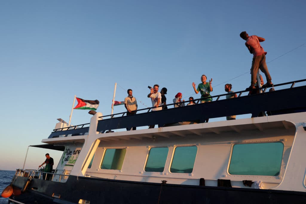 La plupart des militants de l'aide à Gaza libérés après l'interception israélienne, deux restent en détention